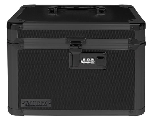 Vaultz Locking Security Box, Tactical Black