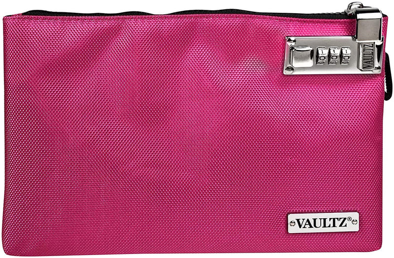 Load image into Gallery viewer, Vaultz Locking Accessories Pouch, 7x10, Pink
